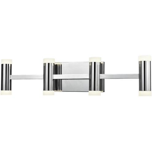 Brazen LED 26.5 inch Chrome Bath Vanity Light Wall Light