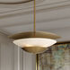 Solara 4 Light 23.75 inch Legacy Brass Pendant Ceiling Light