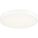 Luke LED 7 inch White Flush Mount Ceiling Light