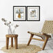 Rehearsal Brown and Blue and Gray Framed Art