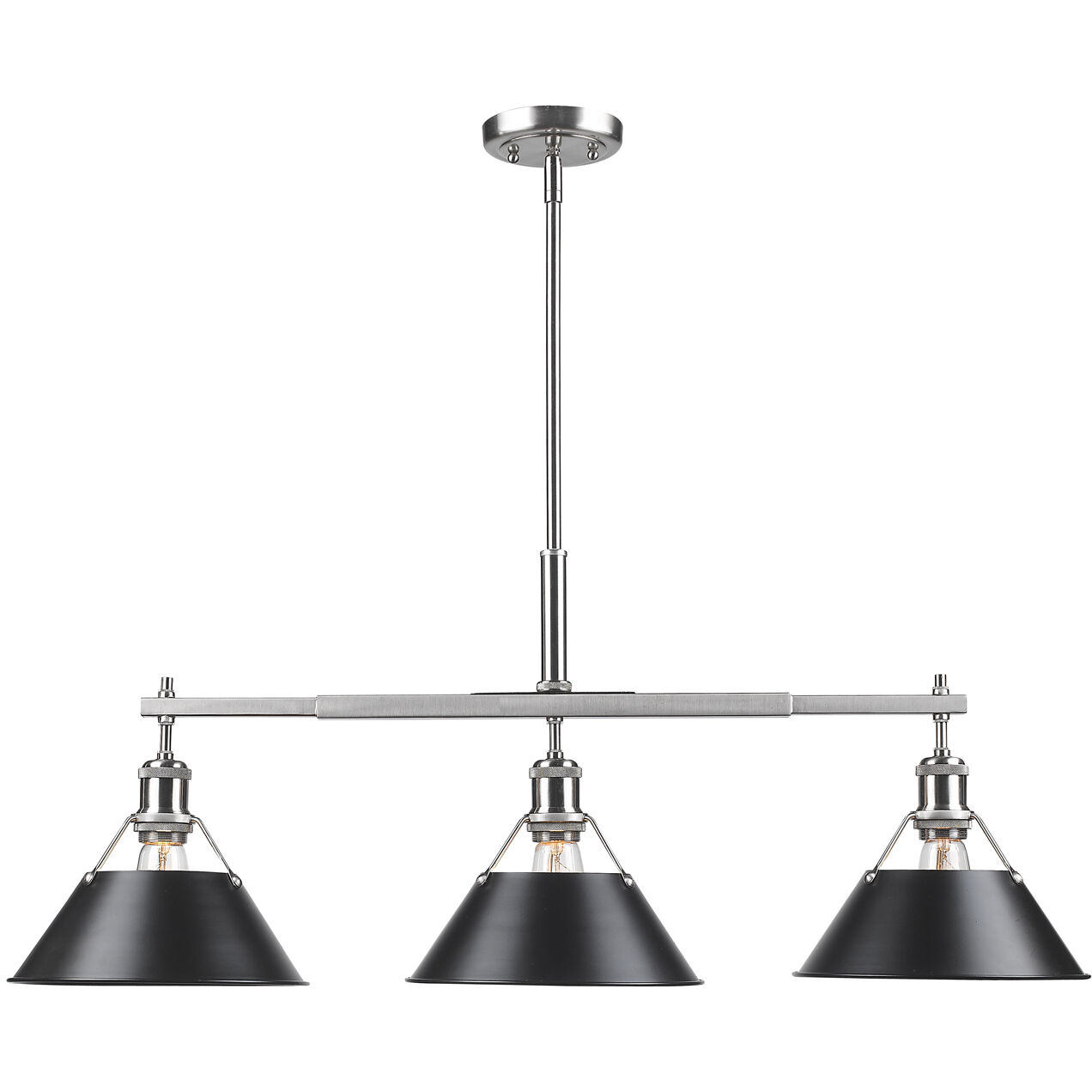Yep Orwell Island Light Ceiling Light in Pewter, Matte Black