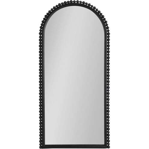 Belle 79.75 X 37.75 inch Black Mirror