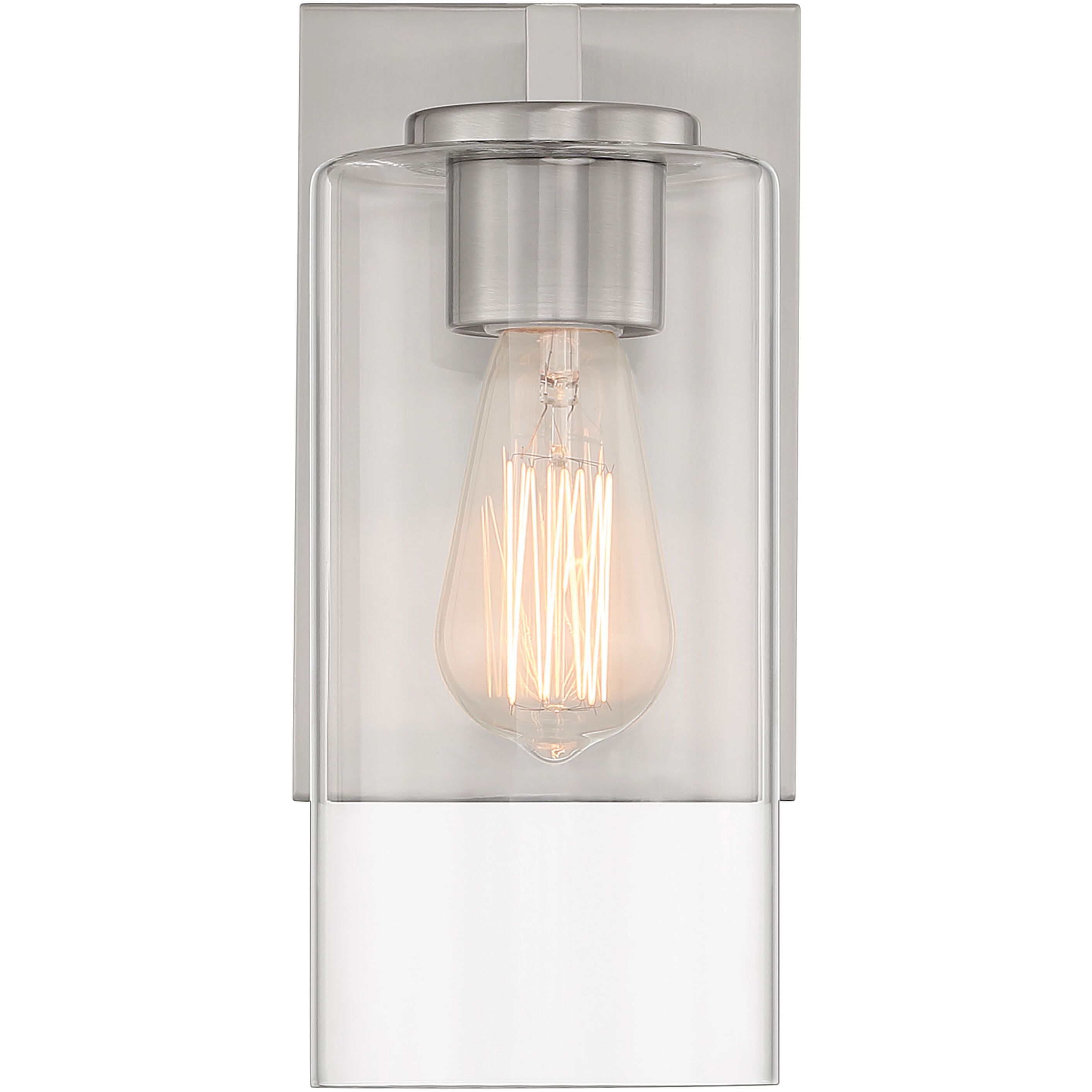 Acacia 1 Light 5 inch Brushed Nickel Bath Light Wall Light