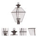 Westover 4 Light 27.5 inch Bronze Extra Large Outdoor Post Top Lantern