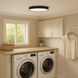 Trim LED 11 inch Black Flush Mount Ceiling Light