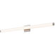 Tubo Slim LED 40 inch Satin Nickel Bath Bar Wall Light with Drum Trim