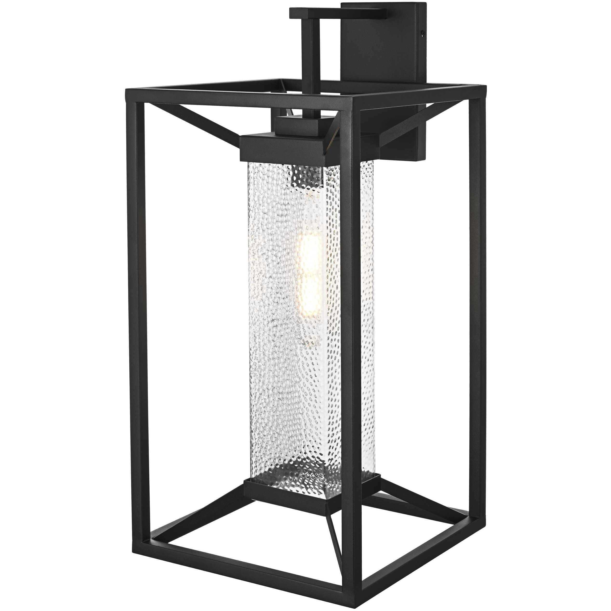 Willington 1 Light 25.5 inch Black Outdoor Wall Sconce