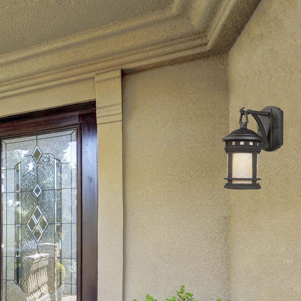 Sedona 1 Light 11 inch Oil Rubbed Bronze Outdoor Wall Lantern in Seedy