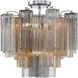 Addis 4 Light 17.75 inch Polished Chrome Semi Flush Ceiling Light in Autumn