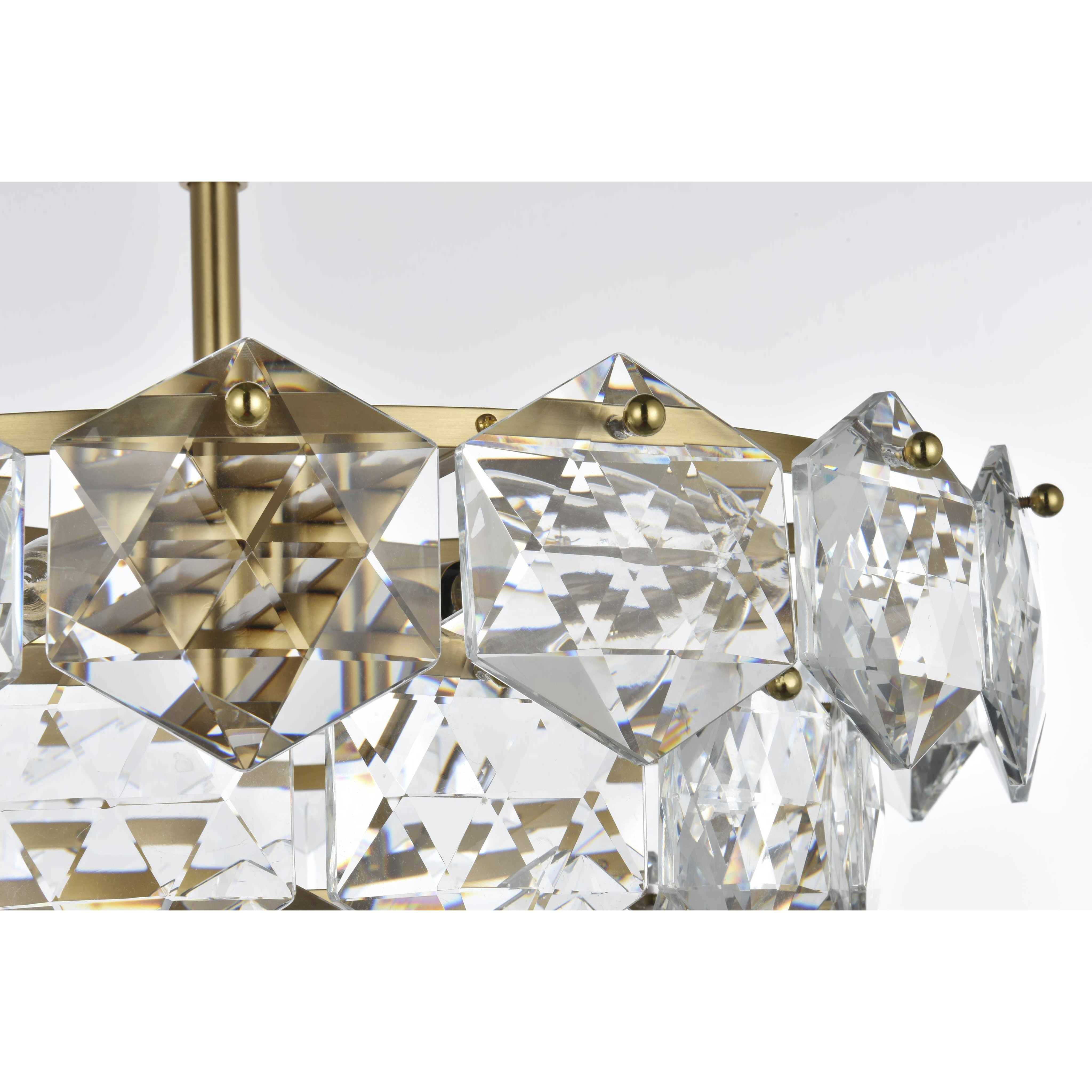 Adaline 8 Light 20 inch Satin Gold Chandelier Ceiling Light