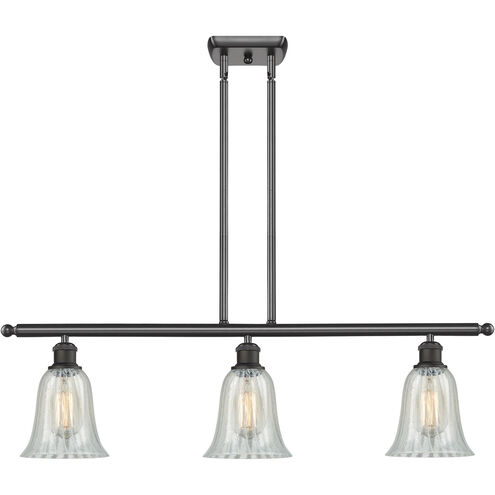 Ballston Hanover LED 42 inch Oil Rubbed Bronze Island Light Ceiling Light in Mouchette Glass, Ballston