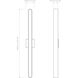 Atticus LED 35.43 inch Matte Black Bathroom Wall Light