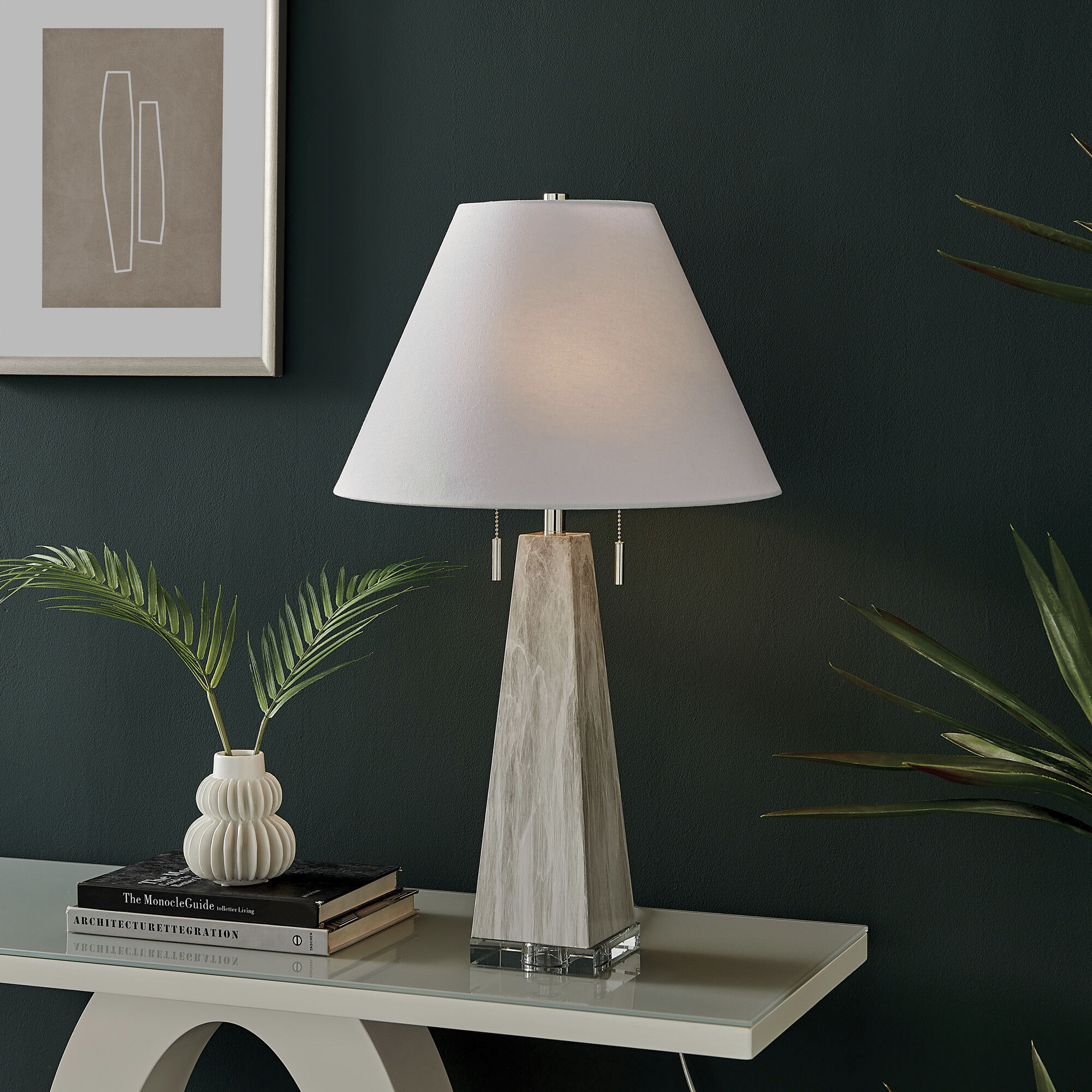 Touca 29 inch 60.00 watt Grey Table Lamp Portable Light