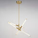 Avalon LED 27 inch Muted Brass Pendant Ceiling Light
