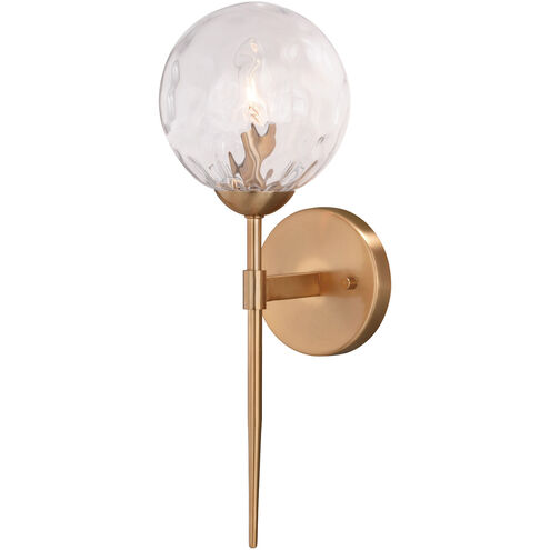 Olson 1 Light 6 inch Natural Brass Wall Light