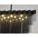 IMG Series 20 Light 23.6 inch Satin Black Chandelier Ceiling Light