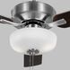 Linden 48 LED 48 inch Brushed Steel with Silver Blades Ceiling Fan