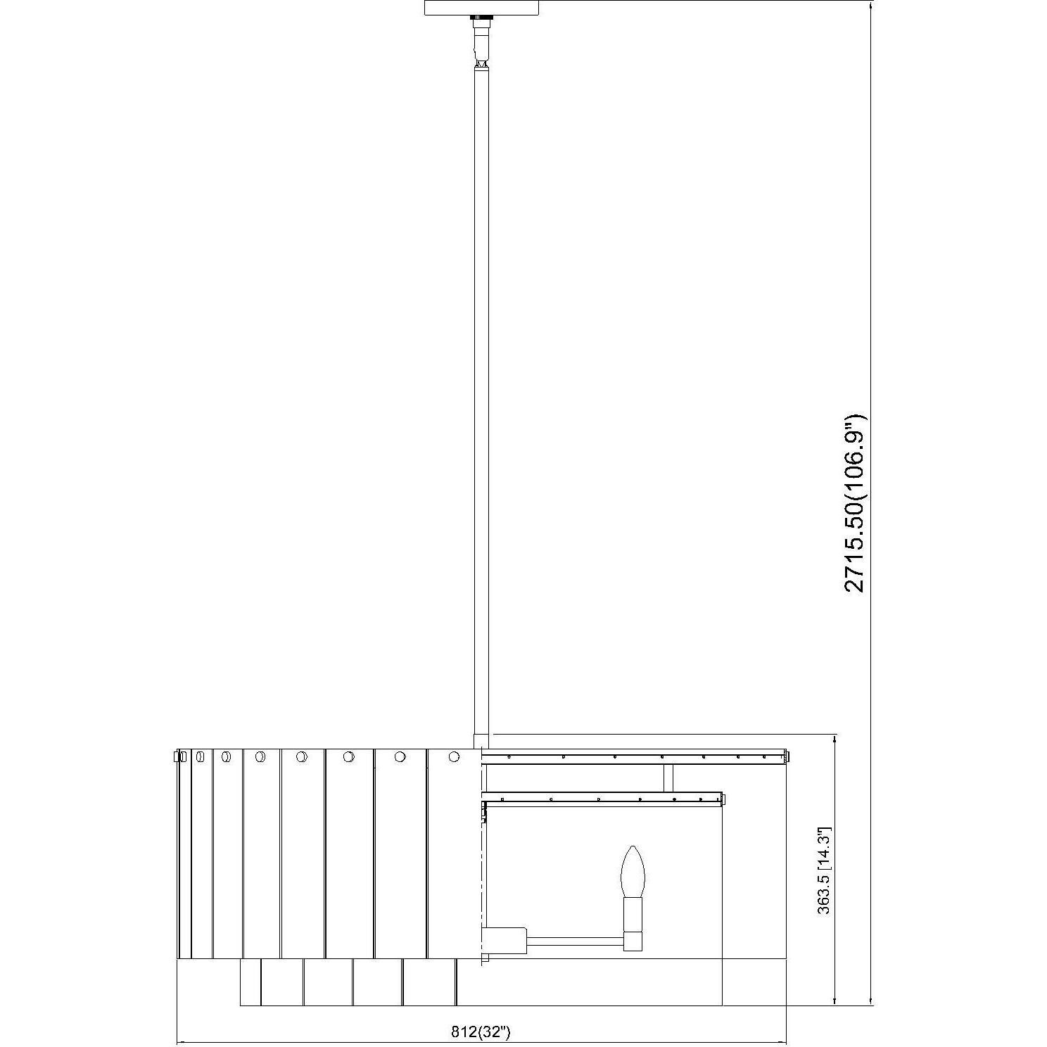 Glacier 12 Light 33 inch Modern Gold Pendant Ceiling Light