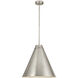 Eaton 1 Light 24 inch Brushed Nickel Pendant Ceiling Light