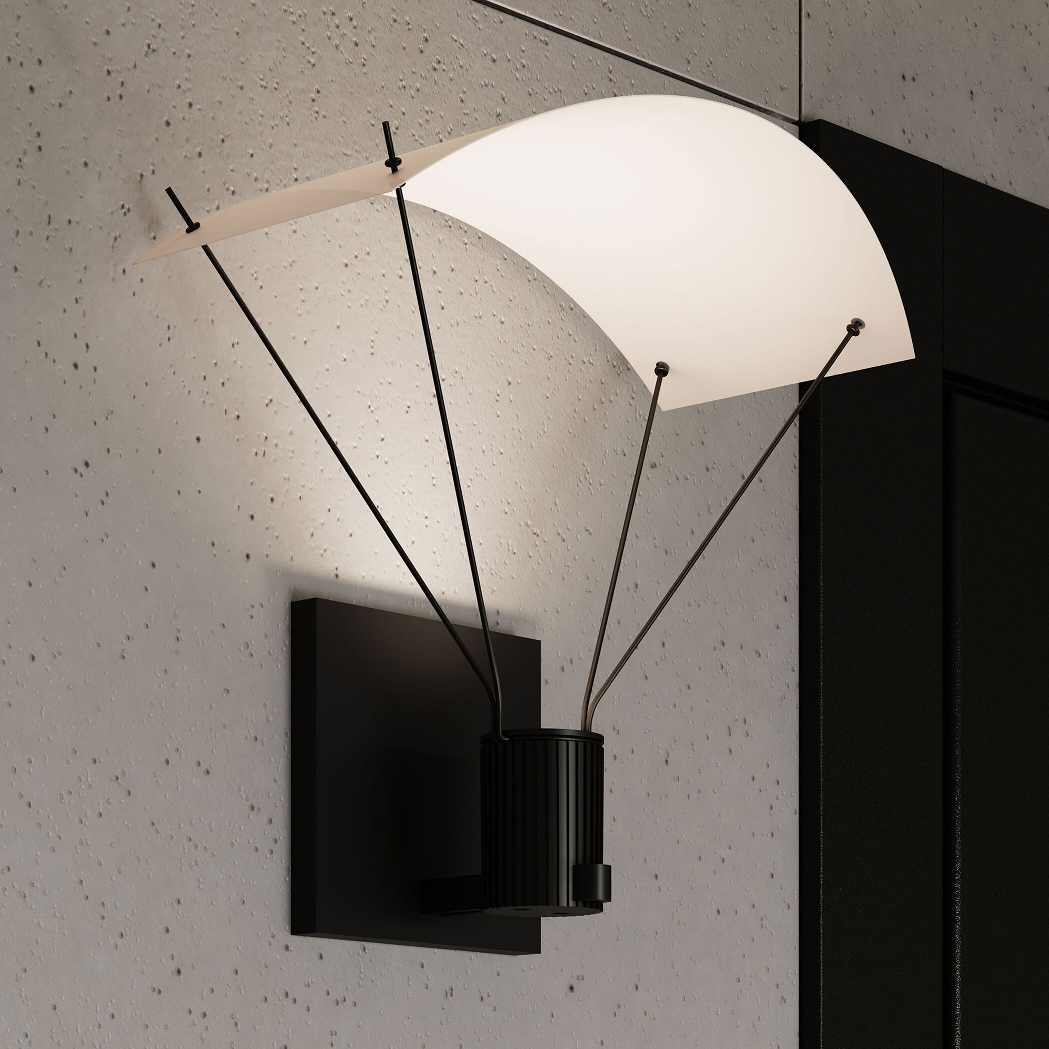 Suspenders LED 11 inch Satin Black ADA Modular Wall Mount Wall Light