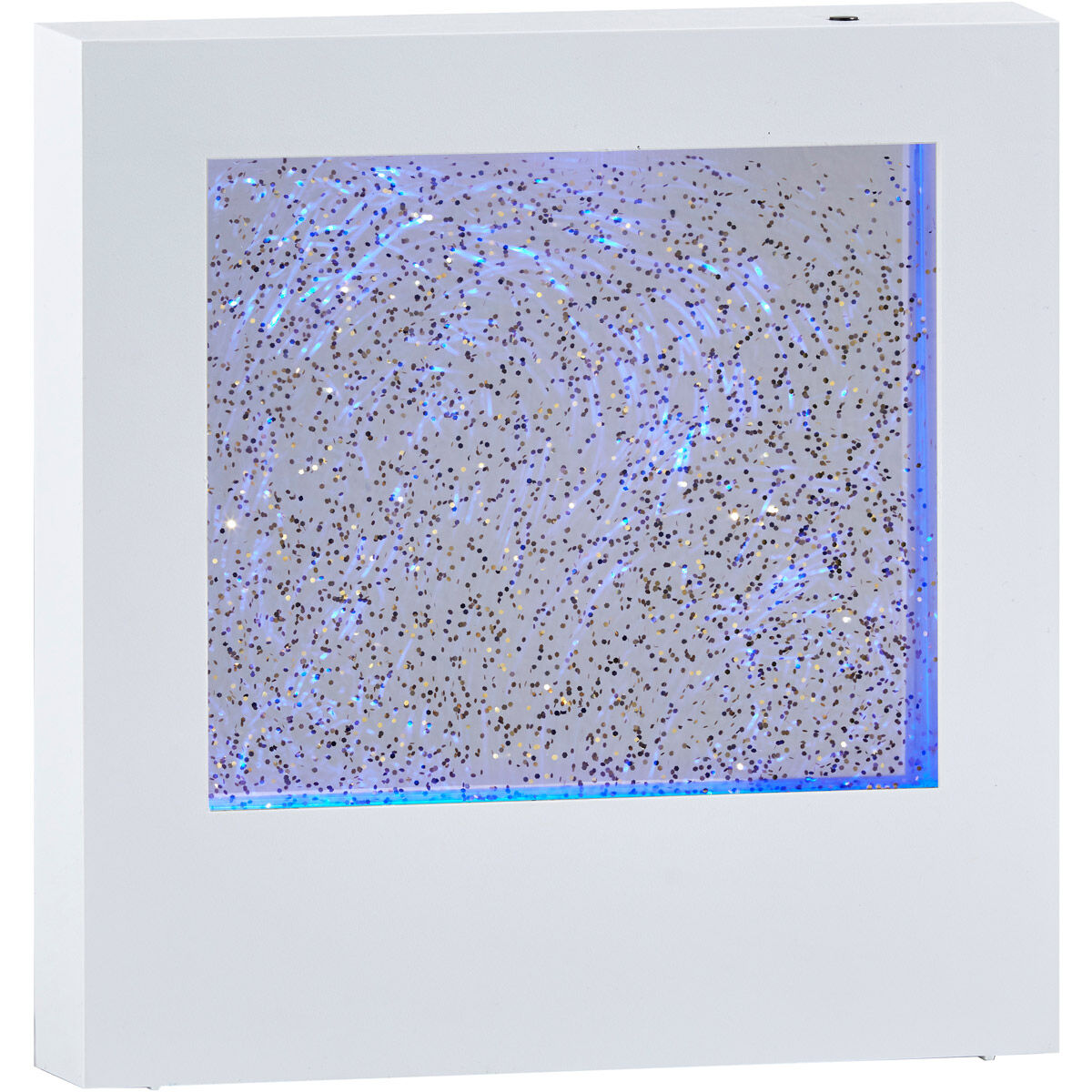 Glitter 9 inch 0.13 watt White Light Box Portable Light, Simplee Adesso