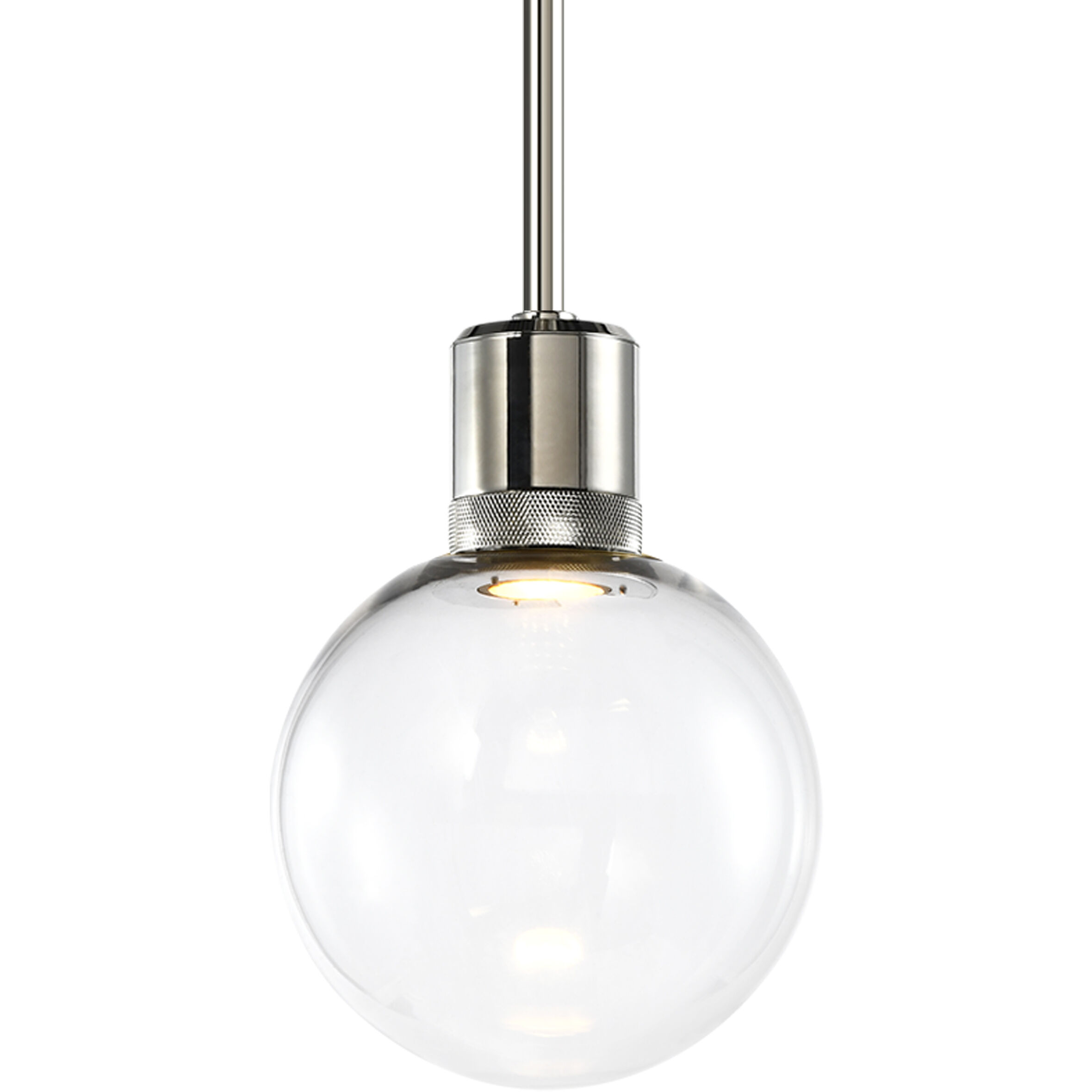 Zigrina 1 Light 7.88 inch Polished Nickel Pendant Ceiling Light