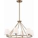 Keenan 6 Light 31.25 inch Vibrant Gold Chandelier Ceiling Light