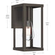 Ryle 1 Light 10 inch Antique Bronze Outdoor Wall Lantern