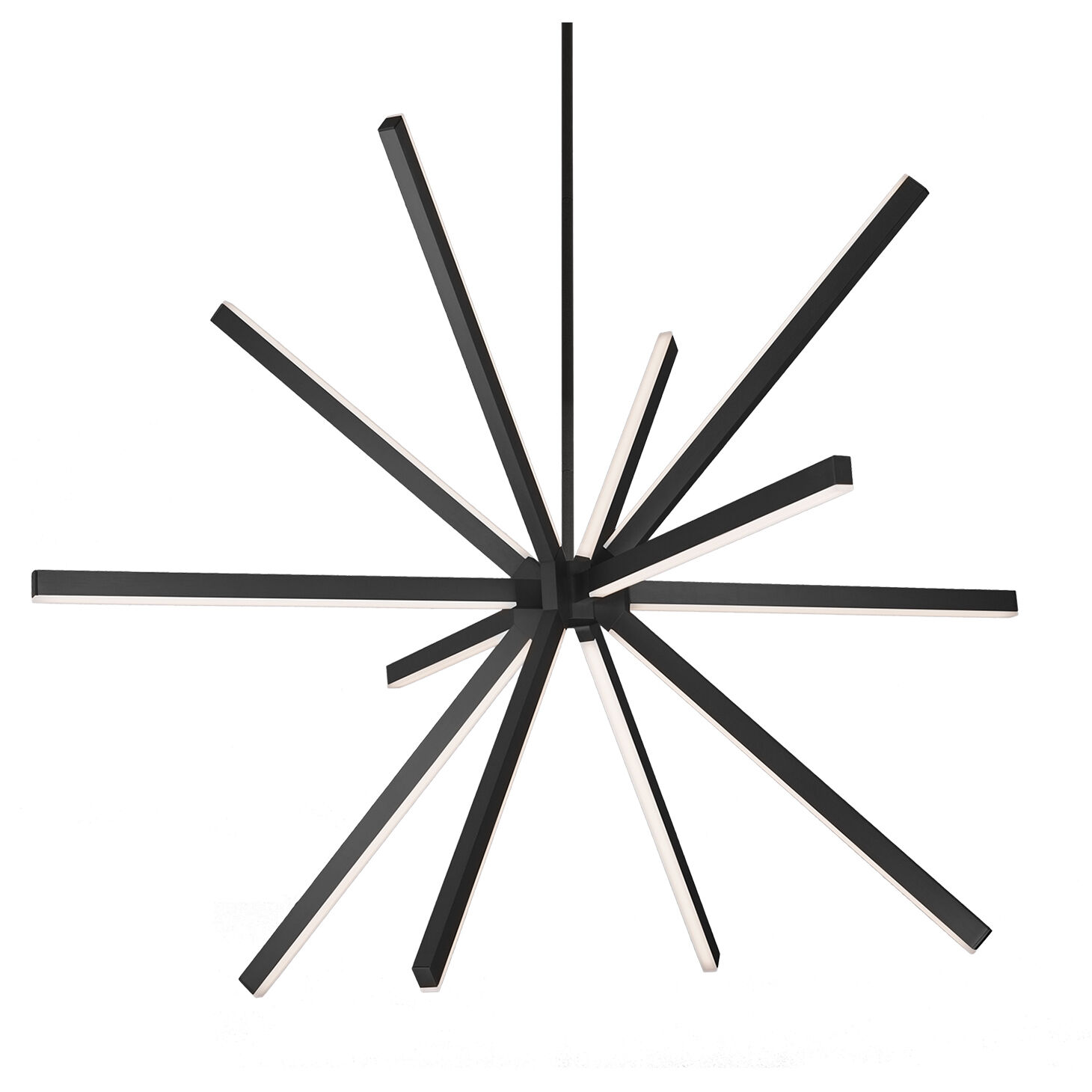 Sirius LED 54.38 inch Black Chandelier Ceiling Light