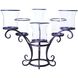 Chelsea 19.5 X 16 inch Rust with Clear Outdoor Candleholder, Pillar