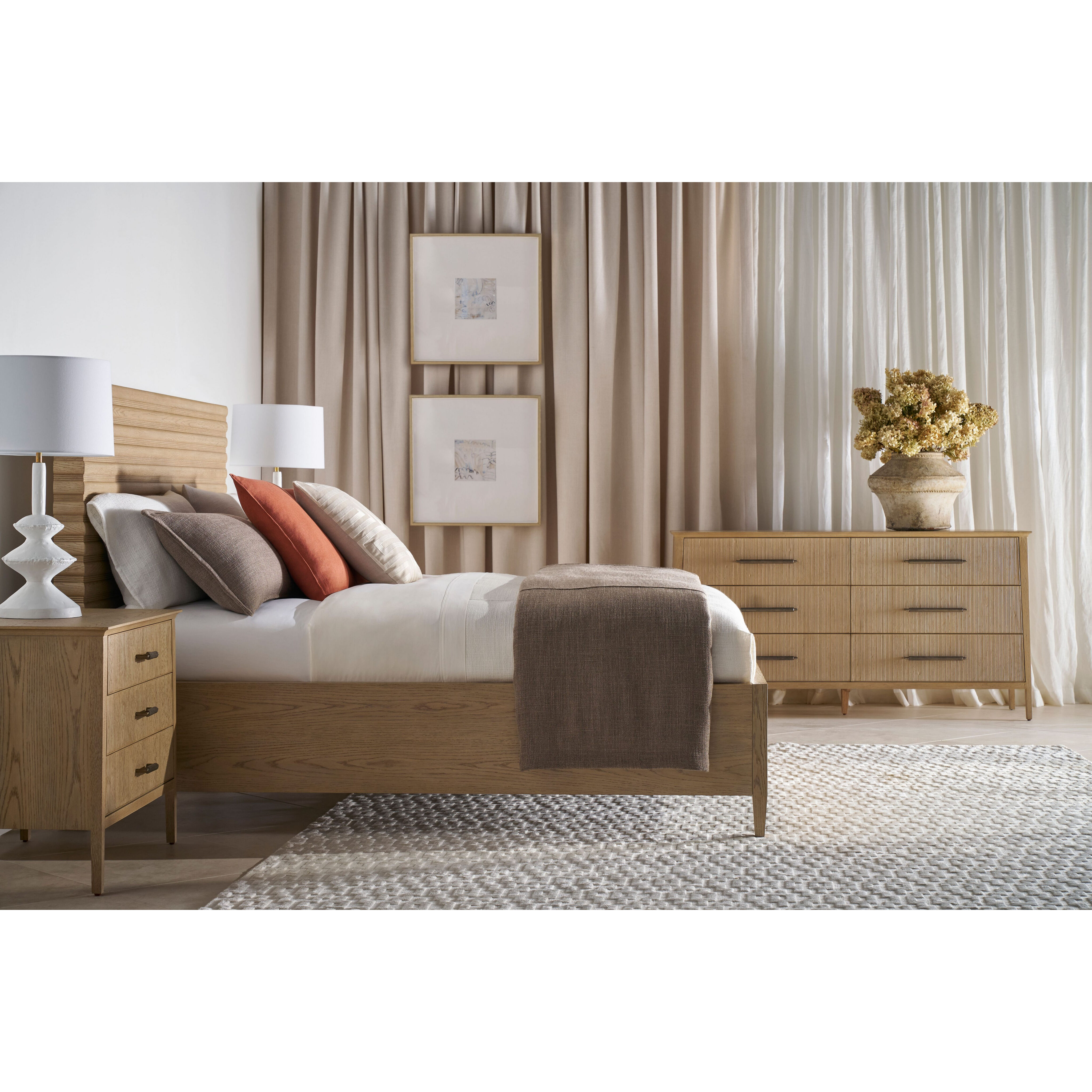 Balboa Coastal Grey Chest of Drawers, Wooden, 3-Drawer