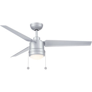 PC/DC 52 inch Silver Indoor/Outdoor Ceiling Fan