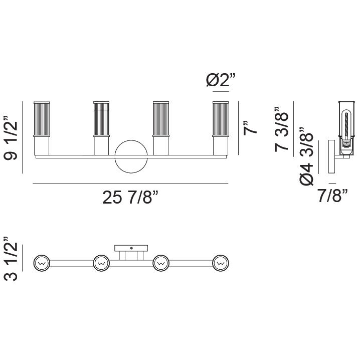 Klarice Wall Sconce Wall Light in Aged Gold Brass