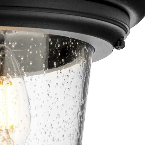 Ashmore 2 Light 11 inch Textured Black Outdoor Flush Mount