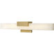 Cadiz LED 30 inch Heritage Brass Vanity Light Wall Light