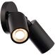 Cylinder LED 5.06 inch Black Outdoor Wall Lighting, WAC Limited