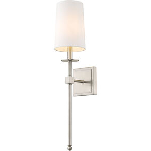 Camila 1 Light 6 inch Brushed Nickel Wall Sconce Wall Light