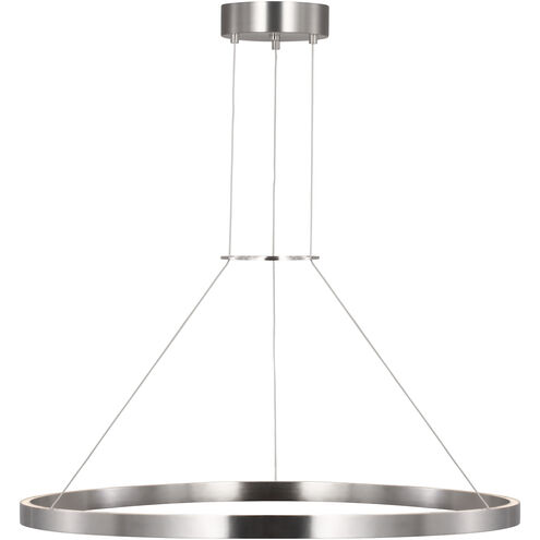 Sean Lavin Fiama LED 36 inch Satin Nickel Chandelier Ceiling Light