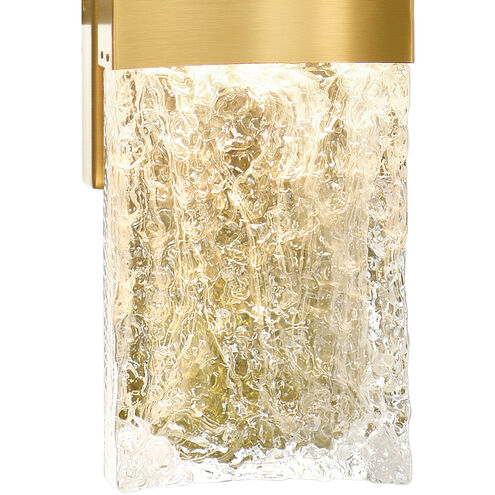 Lava LED 6 inch Brass Wall Light