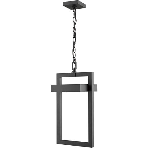 Luttrel LED 10.5 inch Black Outdoor Chain Mount Ceiling Fixture