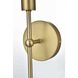 Keely 1 Light 5 inch Satin Gold Bath Sconce Wall Light
