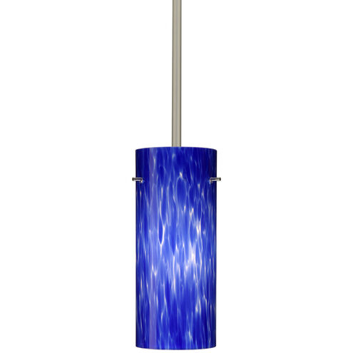 Stilo 10 LED Satin Nickel Stem Pendant Ceiling Light