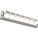 Tessera LED 24.8 inch Metallic Beige Silver with Salt White Vanity Light Wall Light