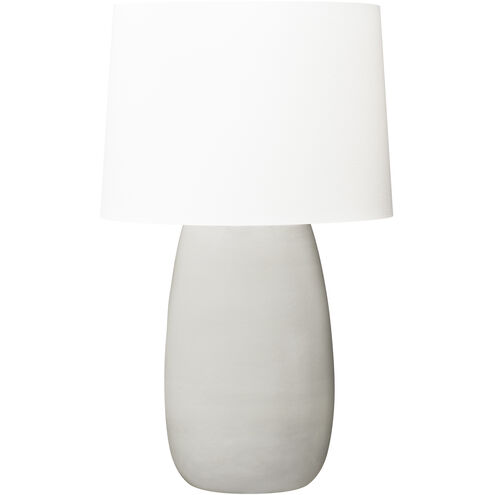 Barbara Barry Roma 30 inch 9.00 watt Shellish Grey Table Lamp Portable Light