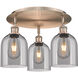 Ballston Bella 3 Light 17.25 inch Antique Copper Flush Mount Ceiling Light