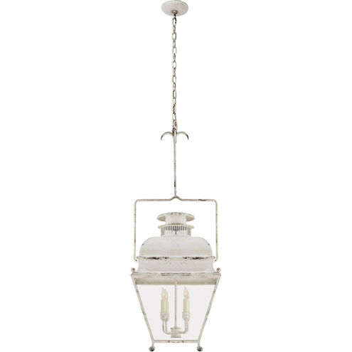 Chapman & Myers Holborn 4 Light 14 inch Old White Lantern Pendant Ceiling Light, Small