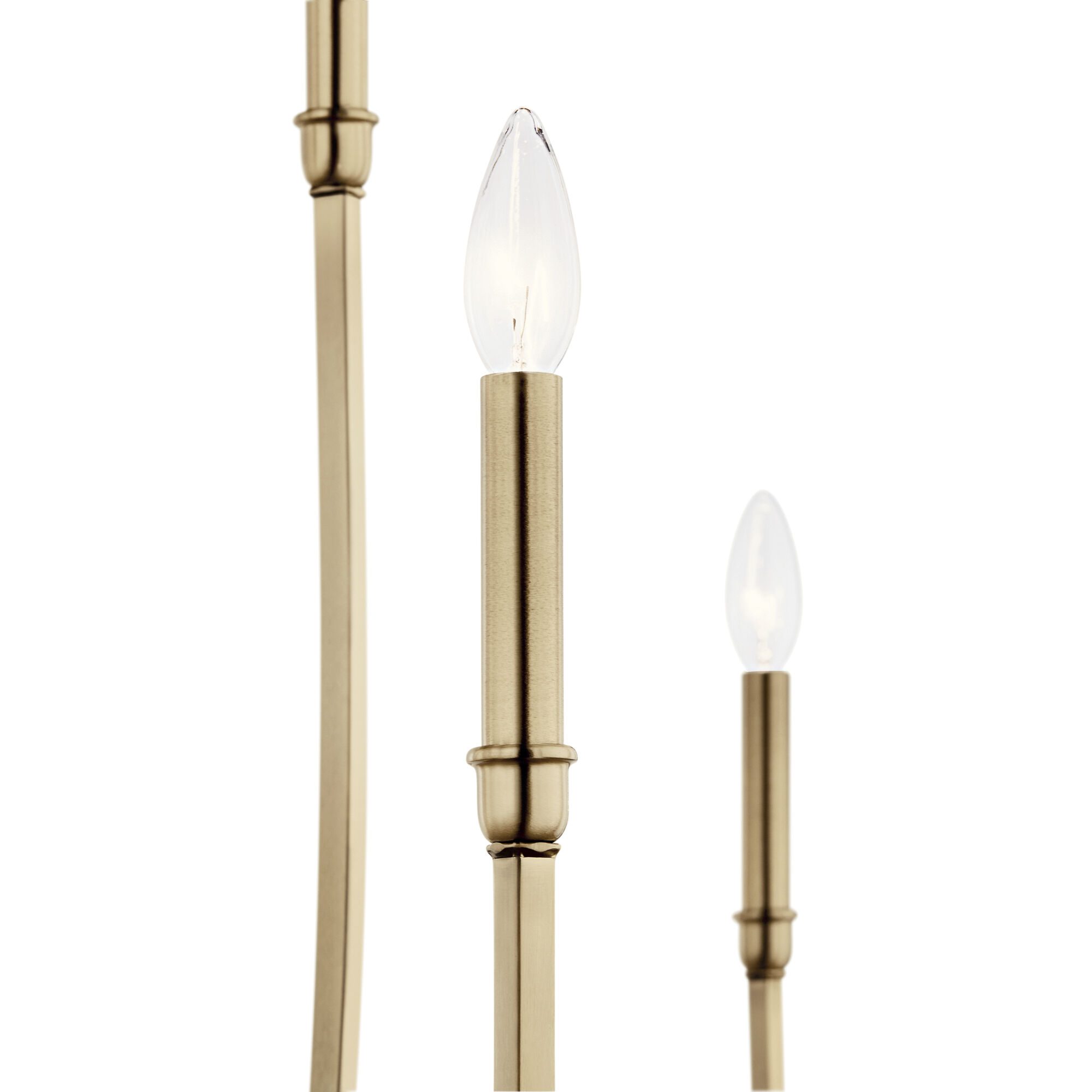 Malene 8 Light Champagne Bronze Chandelier Foyer Ceiling Light