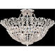 Rivendell 9 Light Antique Silver Semi-Flush Mount Ceiling Light in Radiance