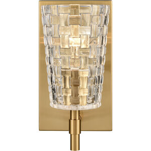 Lightweave 1 Light 6 inch Satin Brass Vanity Light Wall Light