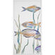 Tropical Paradise Multi and Blue and Orange and White Framed Art, The Studio
